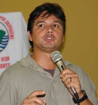 Felício Pontes, an MPF (Federal Public Ministry) Prosecutor in the Brazilian state of Pará. He told Mongabay: “The factor that explains the irrational option for hydroelectric stations in the Amazon is corruption.” Photo courtesy of Xingu Vivo.