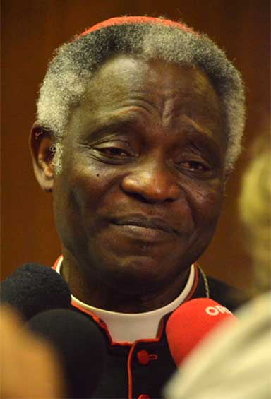 Cardinal Peter Turkson guided the drafting of Laudato Si, On Care for Our Common Home, and heads the Vatican’s Pontifical Office of Justice and Peace.. Photo courtesy of the Vatican.