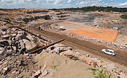 The Santo Antônio dam construction site. Photo courtesy of Wikipedia