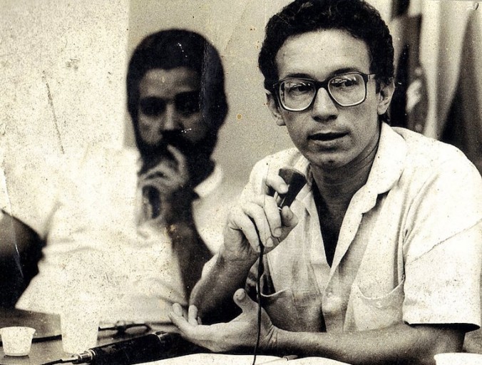 Lúcio Flávio Pinto as a young reporter, circa 1970. Photo courtesy of Lúcio Flávio Pinto.