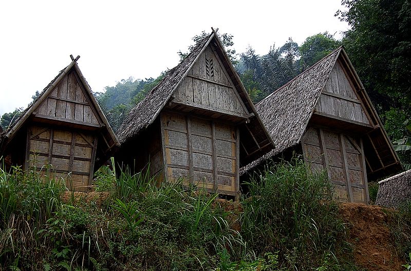 A traditional rice barn in the Kasepuhan village of Sirnarasa in West Java. Photo by Wibowo Jatmiko/Wikimedia Commons