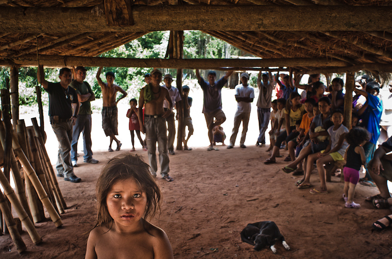 Indigenous Guarani-Kaiowa communities in the state of Mato Grosso do Sul in southwestern Brazil face evictions, attacks, and killings. Photo by Percurso da Cultura.