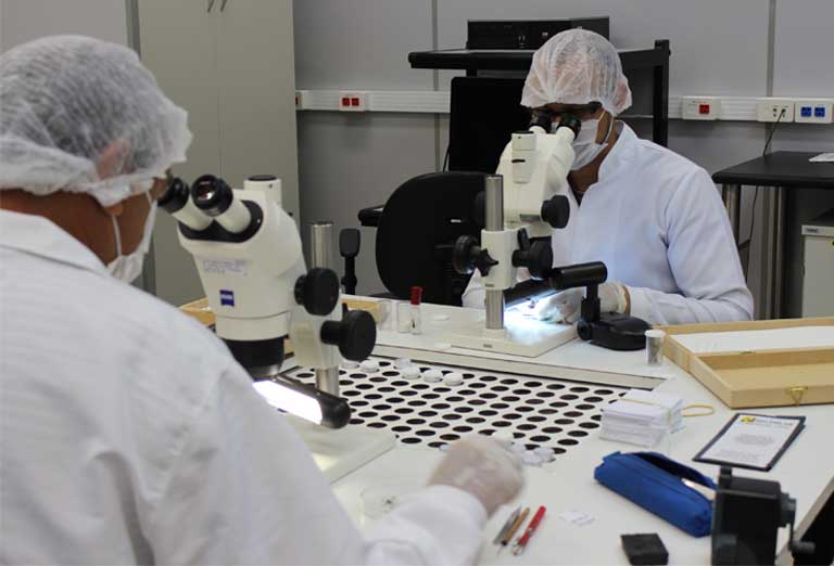 Research in the Evandro Chagas Institute's entomology laboratory (arbovirology and hemorrhagic fevers section) where viruses such as Zika are isolated. Photo by Kelvin Souza – ASCOM/IEC