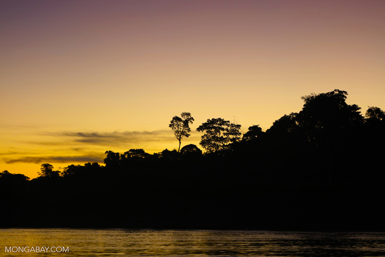Sunset in the Peruvian Amazon. Photo by Rhett A. Butler